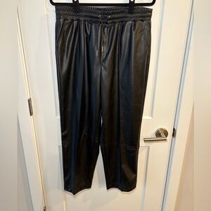 Calia Black Joggers with Elastic Waistband and Drawstring